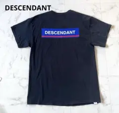 DESCENDANT ディセンダント バックロゴ Tシャツ 黒 3 L