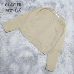 GLACIER　グラシア　ノーカラージャケット　ジップアップ　薄手　春秋　Мのサムネイル