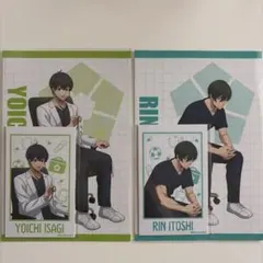 【ブルーロック】ポストカード•トレーディングカード【潔•糸師】