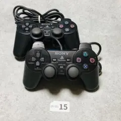 【動作OK】PS2 デュアルショック2 コントローラー 2個セット 05-15