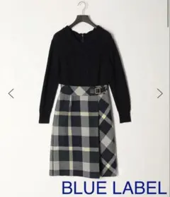 ブルーレーベル　ワンピース チェック
