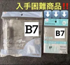 ラスト‼️リフィル ミニフォト用 B7➕3穴バインダークリアポケットタイプ B7