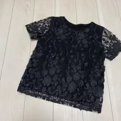 レース トップス シアー