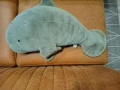 ジュゴン ぬいぐるみ グレー 抱き枕