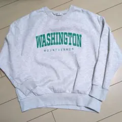 グレー フリーススウェットトレーナー M