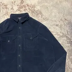 90's Ralph ラルフローレン コーデュロイ長袖シャツ 裏地チェック L