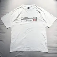 90s OLD STUSSY ロゴTシャツ 紺タグ USA製