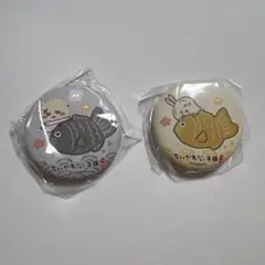 ちいかわ もぐもぐ本舗 川越限定 マット缶バッジ