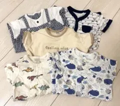 バースデイ・西松屋 ロンパース5着まとめ売り 70サイズ