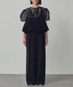 ANDRESD】swell peplum set up pants dress - メルカリ