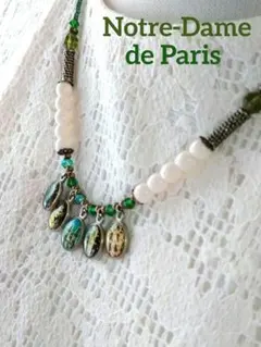 ハンドメイド アートモチーフ ネックレス