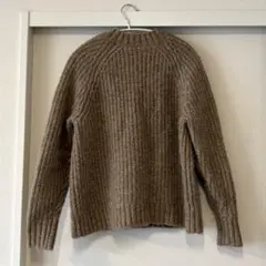 ユニクロ ニット セーター メンズ M 畦編み