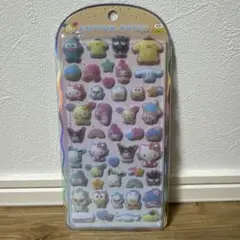 正規品　コットンパフィーシール　サンリオキャラクターズ