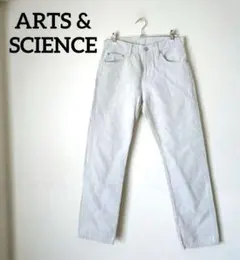 ARTS&SCIENCE アーツアンドサイエンス ホワイトデニム リネン混 27のサムネイル