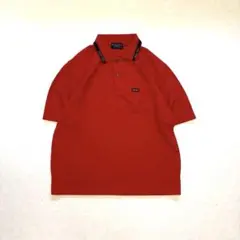 00's vintage 半袖　ポロシャツ　赤　LLサイズ　ゴルフ