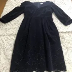 ★美品★MERCURYDUO　花柄レース　カシュクールワンピース