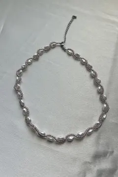 ハンドメイド　ビーズネックレス