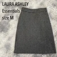 【訳あり】ローラアシュレイ エッセンシャルズ ひざ丈スカート M ブラックのサムネイル