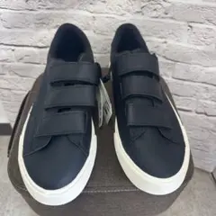 新品 ZARA ブラック ベルクロ スニーカー45（Ｆ-3）のサムネイル