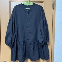 黒チュニック バルーン袖 L