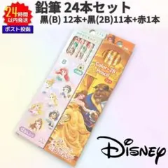 新品未開封 ディズニープリンセス 鉛筆 24本セット B