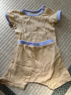 イエロー 半袖ロンパース 95cm以下