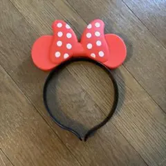 リボンタイプ　光るカチューシャ 赤