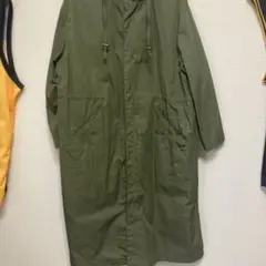 SEASON フード付きロングコート オリーブ