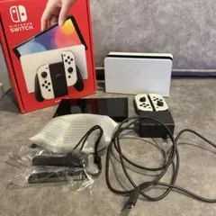Switch本体有機EL Joy-Conホワイト　美品