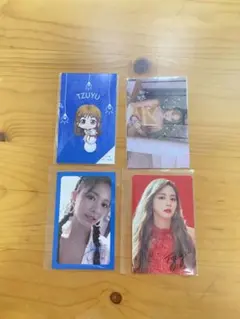 TWICE ツウィ トレカ等 4枚セット