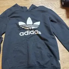 adidas パーカー M 黒
