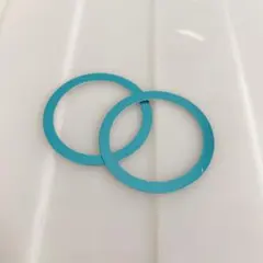 マグ磁気リング ユニバーサルマグリング 2個 ワイヤレス充電対応 (ブルー)