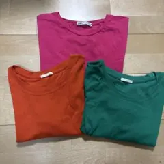 ZARA × GU Tシャツ3点セット ショート丈 Mサイズ