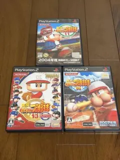 【PS2 プレステ2 ソフト 3本セット】 実況パワフルプロ野球 まとめ売り