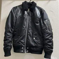 DIESEL ブラック MA-1 フライトジャケット