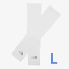 L　ノースフェイス アームカバー　新品　ホワイト