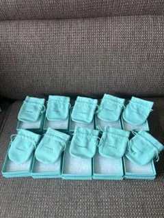 現行品　極美品Tiffany ティファニー空箱　巾着袋10セット