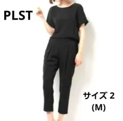 PLST プラステ オールインワン 半袖 ブラック Mサイズ