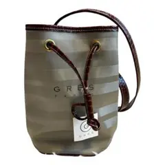 GRÈS PARIS グレ 巾着ショルダーバッグ タグ付 未使用 - メルカリ