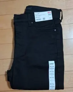 ユニクロ　ウルトラストレッチ　スキニーハイライズ　ジーンズ　28　71cm　黒