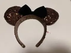 ミニーマウス耳カチューシャ（ブラウン）