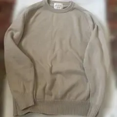 STILL BY HAND クルーネックニット ベージュ KN03213のサムネイル