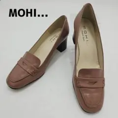 MOHI　モヒ　パンプス　コインローファー　スクエアトゥ　36　ピンクベージュのサムネイル
