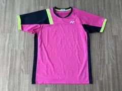 YONEX】ゲームシャツ ピンク Oサイズ - メルカリ
