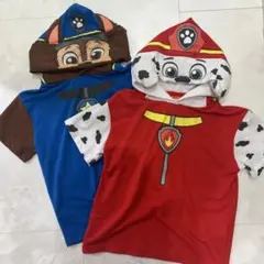 パウパトロール　なりきりTシャツ　チェイス　マーシャル　130cm