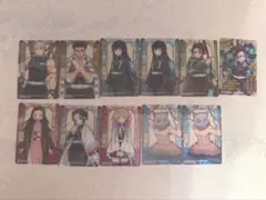 鬼滅の刃 キャラクタークリアカード 11枚セット　まとめ売り
