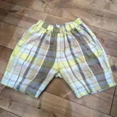 BREEZE チェック柄ハーフパンツ 110