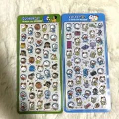 【正規品】韓国限定 ドラえもん 3Dクリスタルステッカー2種セット 立体シール