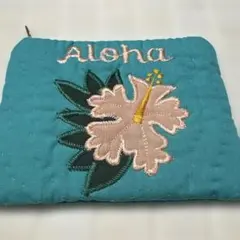 ハワイアンキルト　ミニポーチ　未使用　お財布　ハワイ　お土産