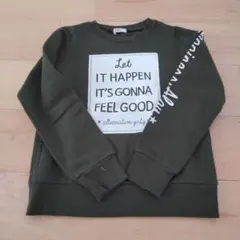 ALGY 女の子 カーキ トレーナー 150cm